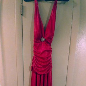 B. Darlin Pink Formal Prom Dress size 1/2 Long Length
